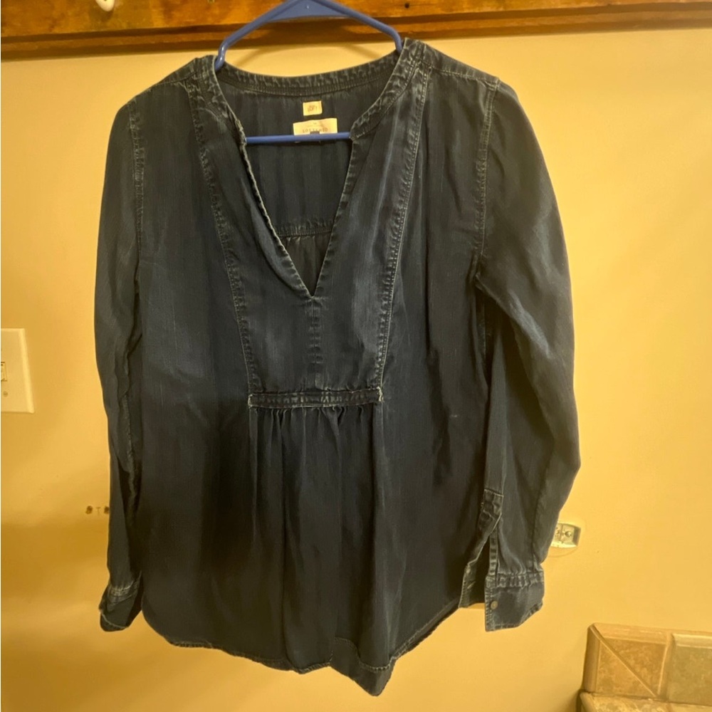 Loft Jean blouse